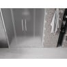 Mexen Velar Duo drzwi prysznicowe rozsuwane 150 cm, szron, chrom - 871-150-000-32-01