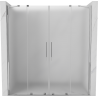 Mexen Velar Duo schuifdouchedeuren 170 cm, ijs, chroom - 871-170-000-32-01
