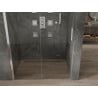 Mexen Omega schuifdeur douche 130 cm, transparant, chroom - 825-130-000-01-00