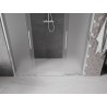 Mexen Velar Duo drzwi prysznicowe rozsuwane 200 cm, szron, chrom - 871-200-000-32-01