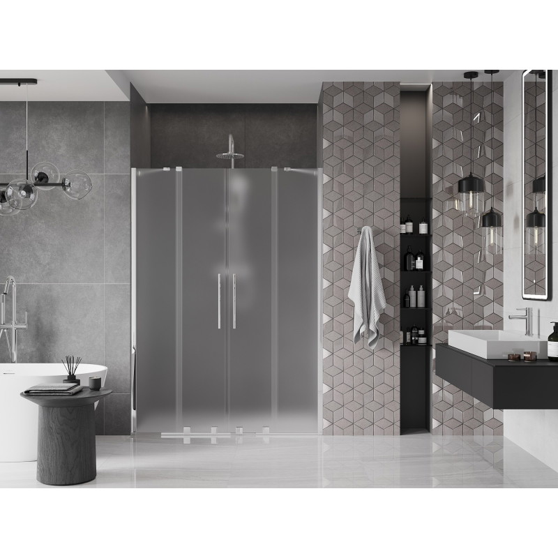 Mexen Velar Duo liuguksed dušš 160 cm, härm, kroom - 871-160-000-32-01