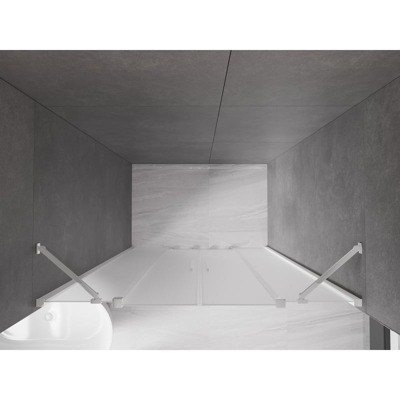 Mexen Velar Duo liuguksed dušš 160 cm, härm, kroom - 871-160-000-32-01