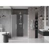 Mexen Velar Duo porte de douche coulissante 150 cm, givré, blanc - 871-150-000-32-20