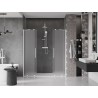 Mexen Velar Duo drzwi prysznicowe rozsuwane 170 cm, szron, białe - 871-170-000-32-20