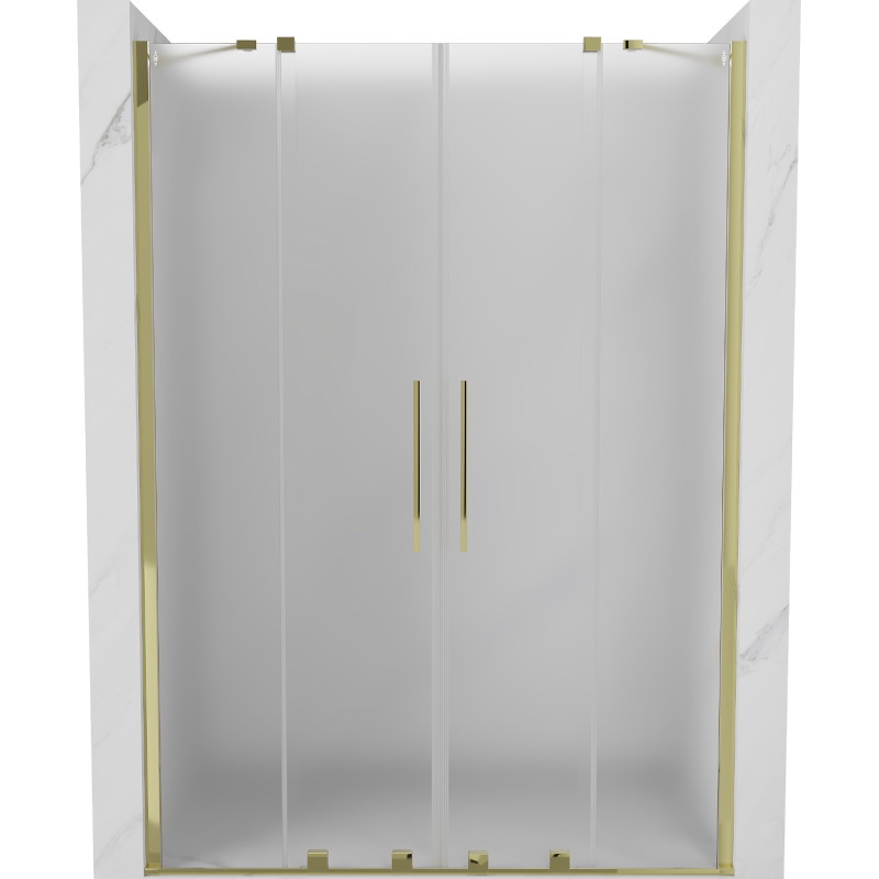 Mexen Velar Duo lükanddushuksi 150 cm, härm, kuldne - 871-150-000-32-50