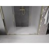 Mexen Velar Duo klizna vrata za tuš 180 cm, mraz, zlatna - 871-180-000-32-50