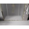 Mexen Velar Duo drzwi prysznicowe rozsuwane 200 cm, szron, złote - 871-200-000-32-50