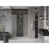 Mexen Velar Duo porta doccia scorrevole 160 cm, smerigliato, oro spazzolato - 871-160-000-32-55