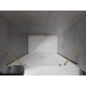 Mexen Velar Duo liuguksed, 140 cm, mattklaas, harjatud kuldne - 871-140-000-32-55
