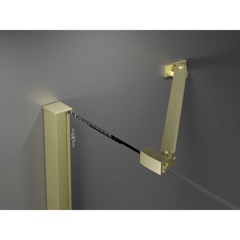 Mexen Velar Duo lükandustega dušiuks 180 cm, jäätunud, harjatud kuld - 871-180-000-32-55