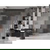 Mexen Velar Duo Schiebetür-Duschabtrennung 170 cm, satiniert, Roségold - 871-170-000-32-60