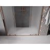 Mexen Velar Duo sliding shower door 200 cm, frost, rose gold - 871-200-000-32-60