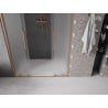 Mexen Velar Duo sliding shower doors 160 cm, frost, brushed copper - 871-160-000-32-65