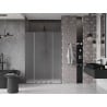 Mexen Velar Duo drzwi prysznicowe rozsuwane 140 cm, szron, gun gray szczotkowany - 871-140-000-32-66