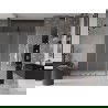 Mexen Velar Duo Schiebetür 140 cm, matt, gebürstetes Gun Gray - 871-140-000-32-66