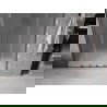 Mexen Velar Duo Schiebetür 140 cm, matt, gebürstetes Gun Gray - 871-140-000-32-66