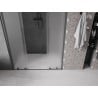 Mexen Velar Duo sliding shower doors 140 cm, frost, brushed gun gray - 871-140-000-32-66