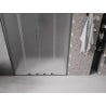 Mexen Velar Duo sliding shower doors 150 cm, frost, brushed gun gray - 871-150-000-32-66