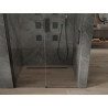 Mexen Omega sliding shower doors 140 cm, transparent, black - 825-140-000-70-00