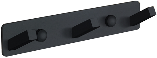 Mexen Inny trīskāršais dvieļu āķis, melns - 709173-70