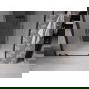 Mexen Velar Duo Schiebetür Duschwand 160 cm, Frost, Schwarz - 871-160-000-32-70
