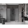 Mexen Velar Duo sliding shower doors 200 cm, frost, black - 871-200-000-32-70