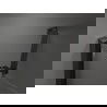 Mexen Velar Duo Schiebetür Duschwand 160 cm, Frost, Schwarz - 871-160-000-32-70