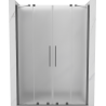 Mexen Velar Duo Schiebetüren 150 cm, matt, gun metal - 871-150-000-32-95