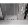 Mexen Velar Duo sliding shower door 160 cm, frost, gun metal - 871-160-000-32-95