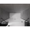 Mexen Velar Duo lükandduššide uksed 180 cm, härmatis, must metall - 871-180-000-32-95