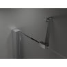 Mexen Velar Duo porte de douche coulissante 160 cm, givre, métal gun - 871-160-000-32-95