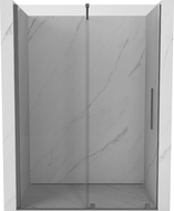 Mexen Velar klizna tuš vrata 160 cm, prozirna, gun metal - 871-160-000-01-95