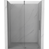Mexen Velar lükand dušiuks 140 cm, läbipaistev, gun metal - 871-140-000-01-95