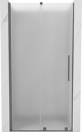 Mexen Velar lükand dušiuks 120 cm, mattklaas, relvmetall - 871-120-000-31-95