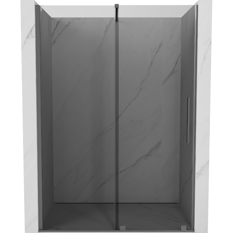 Mexen Velar liuguksed dušile 150 cm, grafiit, tumemetall - 871-150-000-41-95