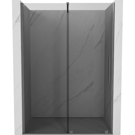 Mexen Velar sliding shower door 150 cm, graphite, gun metal - 871-150-000-41-95
