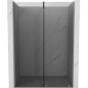 Mexen Velar liuguksed dušile 150 cm, grafiit, tumemetall - 871-150-000-41-95
