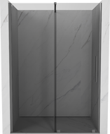 Mexen Velar bīdāmās dušas durvis 140 cm, grafīts, šaujampulvera metāls - 871-140-000-41-95