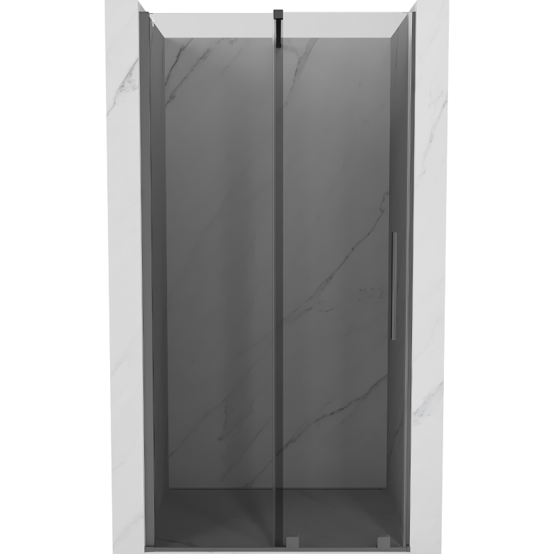 Mexen Velar drzwi prysznicowe rozsuwane 100 cm, grafit, gun metal - 871-100-000-41-95