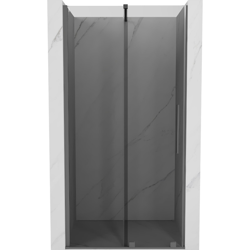Mexen Velar lükandduššiuksed 100 cm, grafiit, gunmetal - 871-100-000-41-95