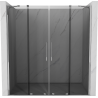 Mexen Velar Duo porta doccia scorrevole 170 cm, grafite, cromo - 871-170-000-42-01