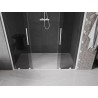 Mexen Velar Duo drzwi prysznicowe rozsuwane 170 cm, grafit, białe - 871-170-000-42-20