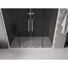 Mexen Velar Duo sliding shower doors 180 cm, graphite, white - 871-180-000-42-20