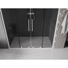 Mexen Velar Duo drzwi prysznicowe rozsuwane 200 cm, grafit, białe - 871-200-000-42-20