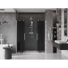 Mexen Velar Duo sliding shower doors 180 cm, graphite, white - 871-180-000-42-20
