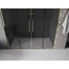 Mexen Velar Duo porte de douche coulissante 170 cm, graphite, or - 871-170-000-42-50