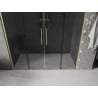Mexen Velar Duo drzwi prysznicowe rozsuwane 170 cm, grafit, złote szczotkowane - 871-170-000-42-55