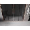 Mexen Velar Duo sliding shower doors 170 cm, graphite, rose gold - 871-170-000-42-60