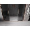 Mexen Velar Duo drzwi prysznicowe rozsuwane 180 cm, grafit, różowe złoto - 871-180-000-42-60