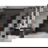 Mexen Velar Duo Schiebeduschtür 180 cm, Graphit, gebürstetes Kupfer - 871-180-000-42-65